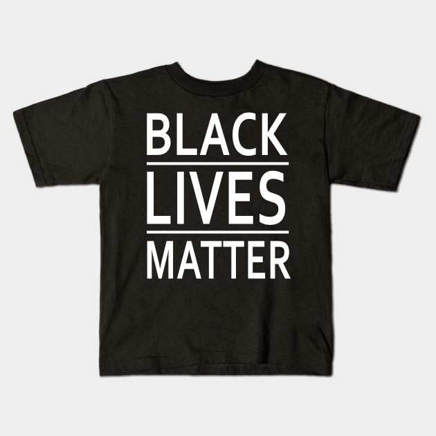 Black Lives Matter Kids T-Shirt by geeklyshirts